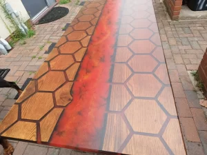 Epoxy Lava Effect Table