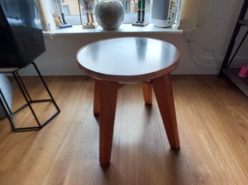 Epoxy Resin Stool Brown